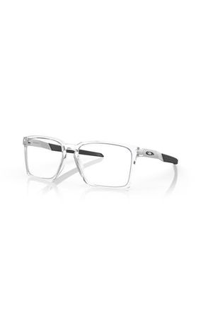 Oakley 56mm Rectangle optical glasses in Transparent at Nordstrom