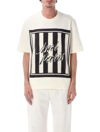 Ami Off White Crew Neck T-Shirt