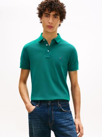 Tommy Hilfiger 1985 SLIM POLO Markenstickerei, aus Baumwoll-Piqu&eacute;