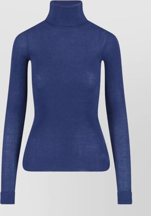 Frankie Shop silk wool crewneck sweatshirt