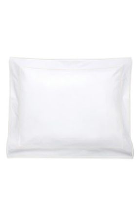 Matouk Ansonia Pillow Sham in White/Ivory at Nordstrom, Size Standard