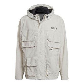 adidas originals Adv St Mp Wb Solid Color Sports Hooded Jacket White HF4794