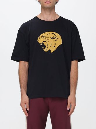 Valentino Garavani T-shirt girocollo in cotone con stampa grafica e spalle cadute