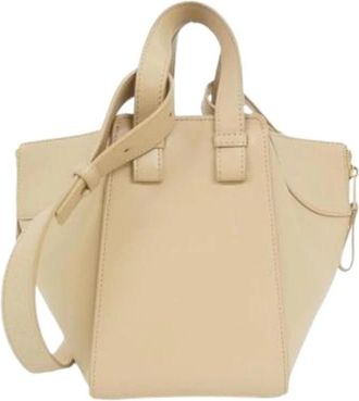 Loewe Pre-owned Shoulder Bag - Dames - Vintage Handtas - Beige - ONE Size - Leer - Vintage