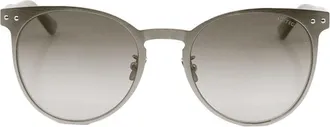 Bottega Veneta BV0225S002 Square Full Rim Sunglasses - Silver