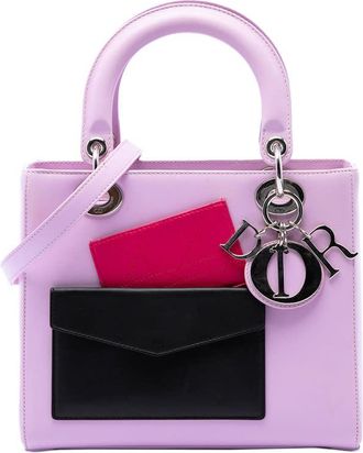 Dior Pre-owned Dior Medium Calfskin Pockets Lady Satchel Ladies RXZZ9802YLH1CPNS