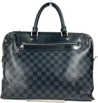 Louis Vuitton Pre-owned Briefcase Schoudertas - Dames - Vintage Handtas - Zwart - ONE Size - Vintage