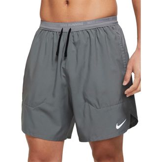 Nike Dri-FIT Stride 2-in-1 Running Shorts in Smoke Grey/Silver at Nordstrom Rack, Size Xx-Large