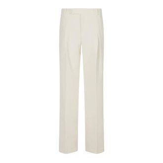 Federica Tosi Pantaloni Larghi in Cady - - Trousers - Donna - Bianco - L
