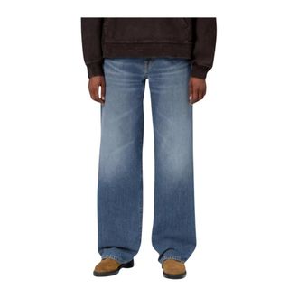Carhartt Work in Progress Jeans, Dames, Blauw, W27, Katoen, Lavine Pant