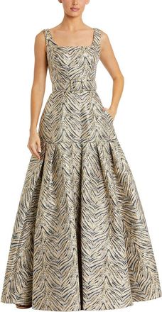 Mac Duggal Belt Long Dress