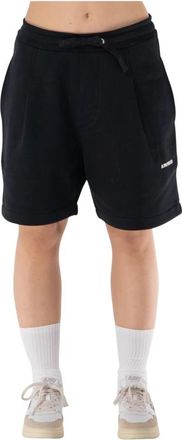 A Paper Kid Hombre, Pantalones cortos, Negro, Talla: M