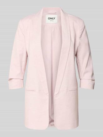 Only Regular Fit Longblazer mit 3/4-&Auml;rmeln Modell ELLY in Hellrosa, Gr&ouml;&szlig;e 34