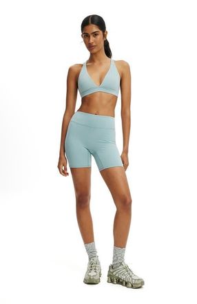 Cotton On Womens Active Ultra Soft Contour Bike Short in Teal Mist at Nordstrom, Size X-Small