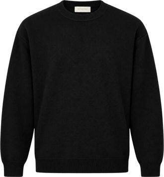 Daniele Fiesoli Paricollo Sweater - Heren - Ronde hals truien - Zwart - L - Wol - Truien & Vesten