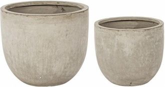 BIZZOTTO Set2 Florero Cemento A Bajo Arena