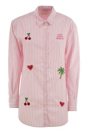 MC2 Saint Barth Brigitte - Shirt With Striped Pattern