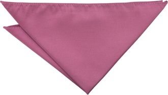 DQT Plain Twill Wedding Pocket Square Handkerchief - Grape