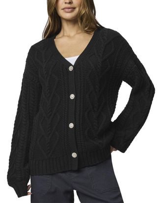 Splendid Harlow Hearts Wool-Blend Cardigan