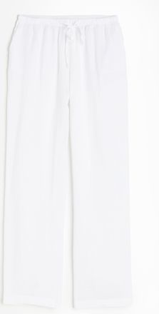 H&M Leinenhose - White