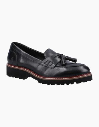 Hush Puppies Womens Ginny Womens Loafers - Black - Size: 3
