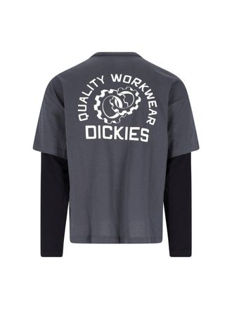 Dickies Mens T-Shirts And Polos Grey Cotton