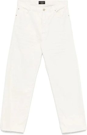 Balenciaga Dames, Jeans, Wit, Maat: XS Denim