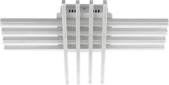 Oresteluchetta Plafón de metal blanco cm. L.60 p.40 h.13