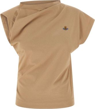 Vivienne Westwood Tops, Dames, Beige, XL, Katoen, Hebo Top