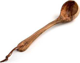 B&eacute;rard Handcrafted Olive Wood 14-Inch Ladle