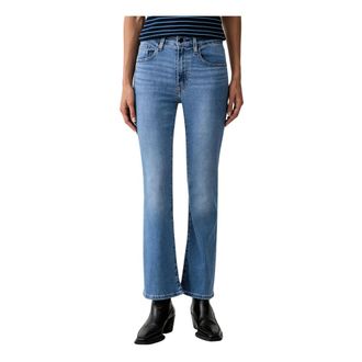 Levi's Jeans, Dames, Blauw, W31 L30, Denim, 725 High Rise Bootcut