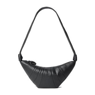 Christophe Lemaire Medium Croissant Bag - female - Lemaire - Shoulder Bags - Black - ONE SIZE - Bags
