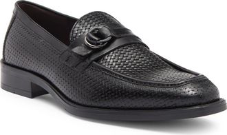 Steve Madden Respin Double Ring Buckle Loafer in Black at Nordstrom Rack, Size 10.5