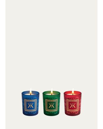 Maison Francis Kurkdjian Paris Holiday Candles, 3 x 2.6 oz