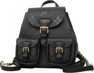 Louis Vuitton Noir Backpack (Pre-Owned)