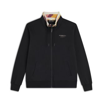 Freddy Felpa con Zip e Dettagli Multicolore