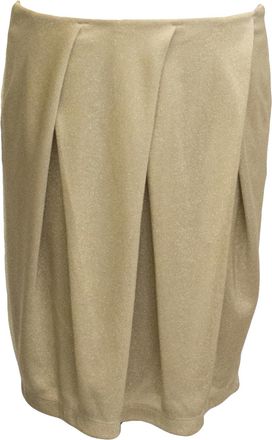 See By Chlo&eacute; See by Chloe Gold Skirt Size S