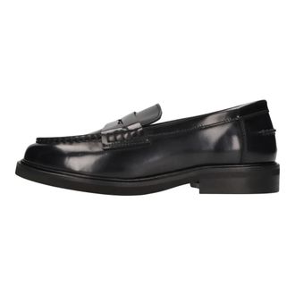 Poesie Veneziane Schoenen, Dames, Blauw, 40 EU, Leer, Abrasivato Loafers