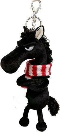 Generic Horse Keychain, 20cm Horses Stuffed Animal Keychain, Cute Plush Horse with Crossed Arms, Year Of The Horse Purse Charm For Backpack Handbag