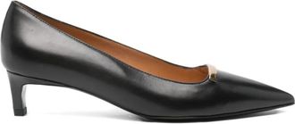 Tod's Zwarte Leren Schoenen - Dames - Pumps - Zwart - 38 EU - Schoenen