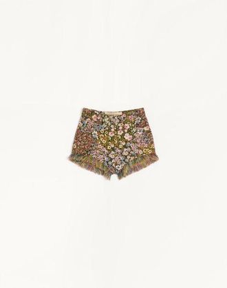 Valentino Apres LHiver Gobelin Shorts Fiorellini Wo