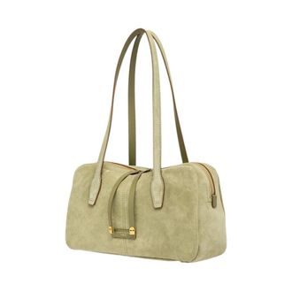Gianni Chiarini Tassen, Dames, Groen, ONE Size, Leer, Aryna Schoudertas