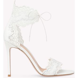 Gianvito Rossi Evie Sandal Sandals in White at Nordstrom, Size 39.5