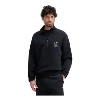 A|X Armani Exchange Heren, Sweatshirts & Hoodies, Blauw, Maat: 2XL Katoen