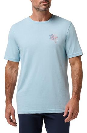 Travis Mathew Social Call Graphic T-Shirt in Forget Me Not at Nordstrom, Size Xx-Large