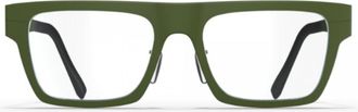 Blackfin Bf1089 Knightsbridge Matte Olive Green Rectangular Frame Eyeglasses