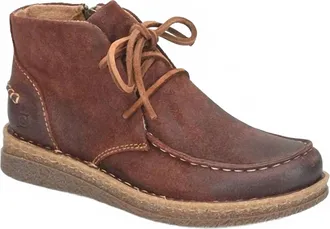 Born Womens Analia Shoes In Burgundy Distressed