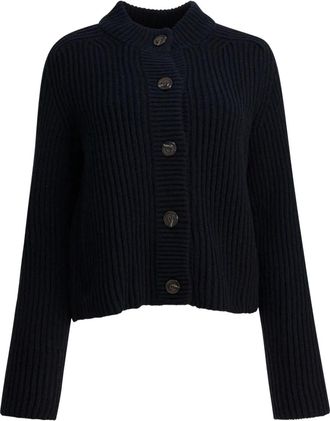 SOEUR Cardigan in maglia a coste - Blu