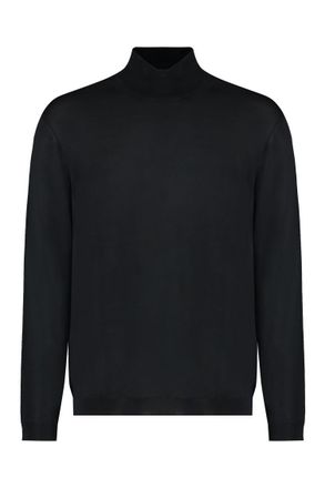 Roberto Collina Black Turtle Neck Sweater