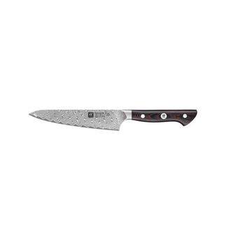 Zwilling Zwilling Tanrei Cuchillo De Chef 14 Cm Acero Damasco Marr&oacute;n
